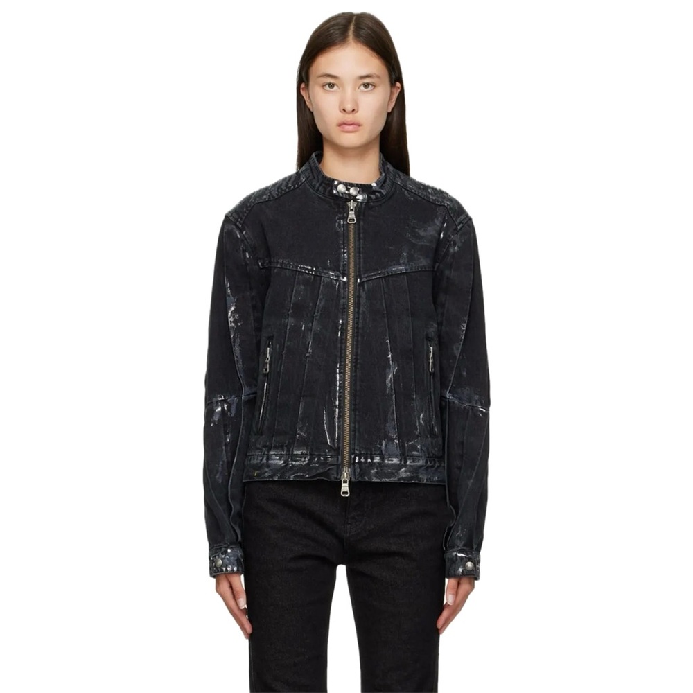 NWOT Andersson Bell Distressed Denim Jacket